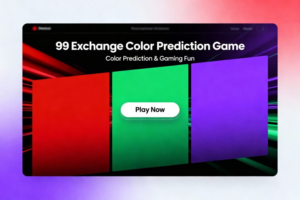 99Exchange Color Prediction Game   Login  Play Banner