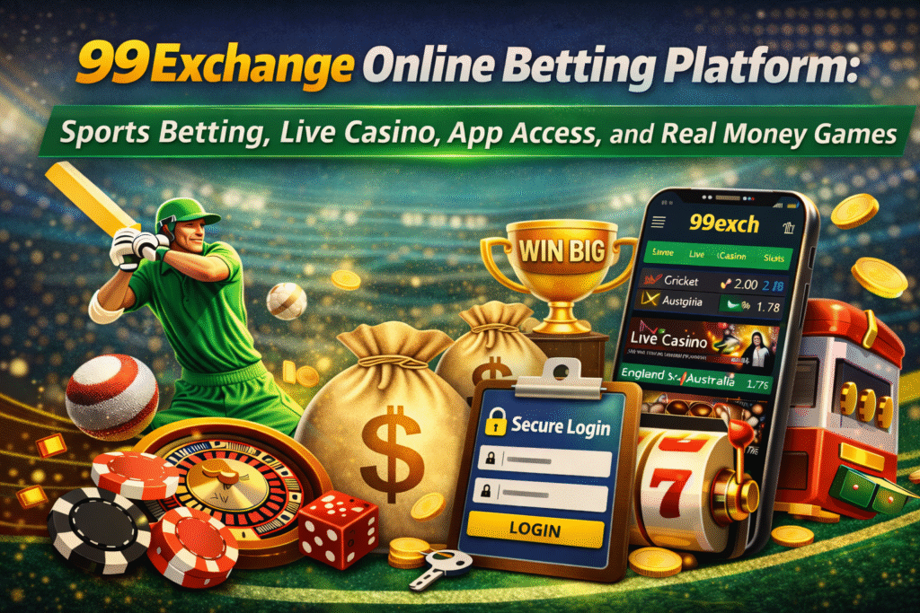 99 Exchange Online Betting Platform Sports Betting, Live Casino, App Access, and Real Money Games