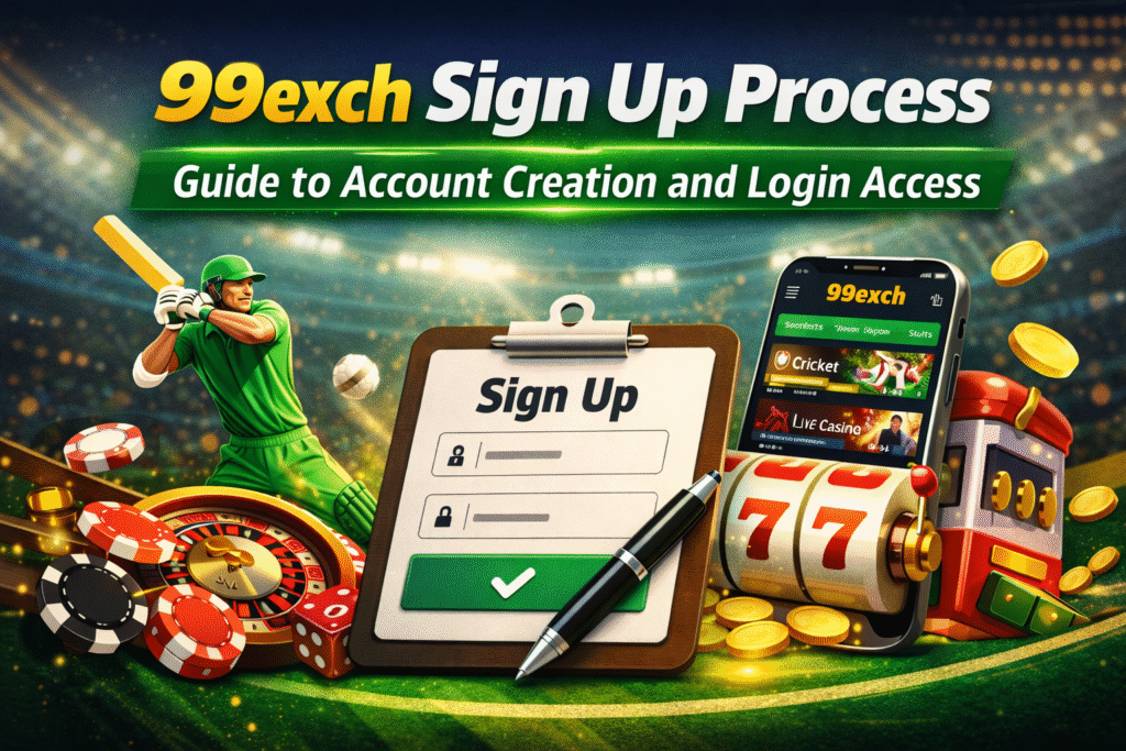 99exch Sign Up Process Guide to Account Creation and Login Access