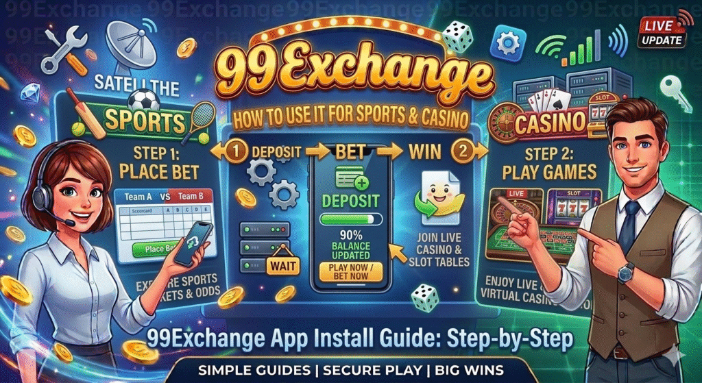 how 99 exchange works for sports and casino